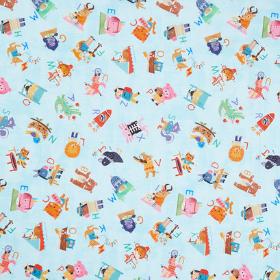 Fun-2-3 - Alphabet Aqua Yardage