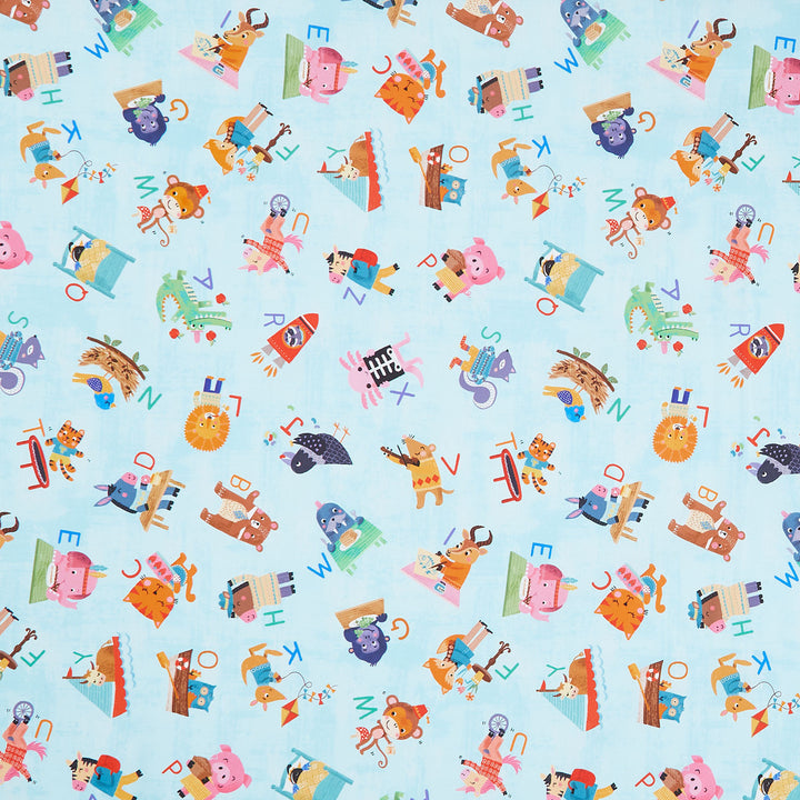 Fun-2-3 - Alphabet Aqua Yardage