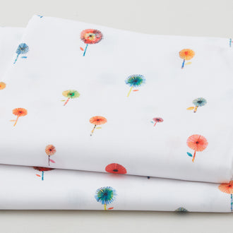 Flora & Fun - Puff Flowers White 2 Yard Cut