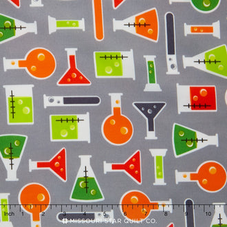 Science Fair - Test Tubes Grey