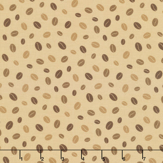 Coffee Life - Coffee Bean Toss Latte Yardage