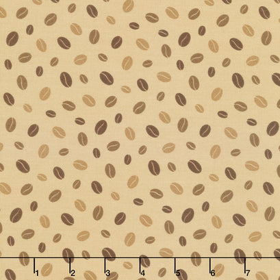 Coffee Life - Coffee Bean Toss Latte Yardage