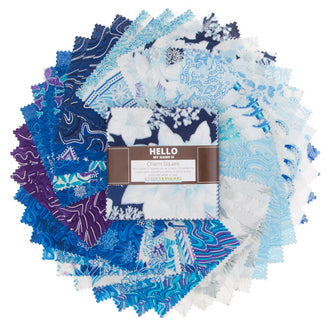 Holiday Flourish 11 Peacock Metallic Charm Pack