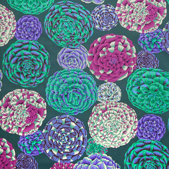 Kaffe Fassett Collective - August 2024 Japonica Dark Yardage