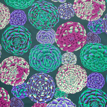 Kaffe Fassett Collective - August 2024 - Japonica Dark Yardage Primary Image