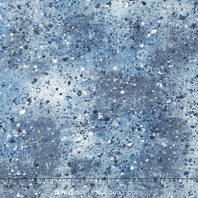 Sound of the Woods 2 - Texture Navy Metallic Yardage