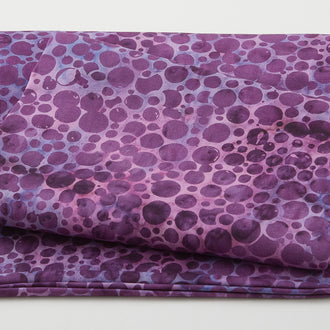 Kaleidoscope Batiks - Mini Bubbles Grape 2 Yard Cut