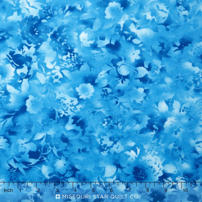 Fusions Bloom - Ocean Yardage