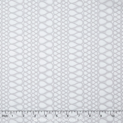 Drawn - Droplets Pewter Yardage