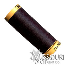 Gutermann 50 WT Cotton Thread Dark Midnight
