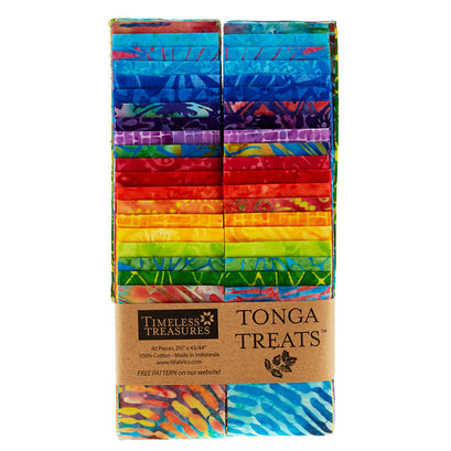 Tonga Treats Batiks - Zing 2.5" Strips