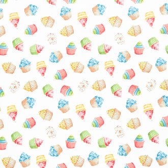 Sweet Little Pleasures - Sweets Toss Cream Yardage