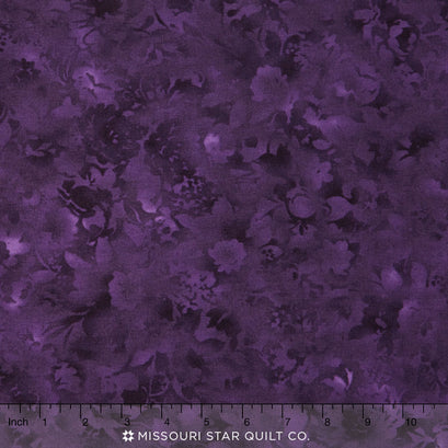 Fusions Bloom - Purple Yardage
