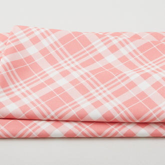 Country Cottage - Porch Plaid Peach 2 Yard Cut