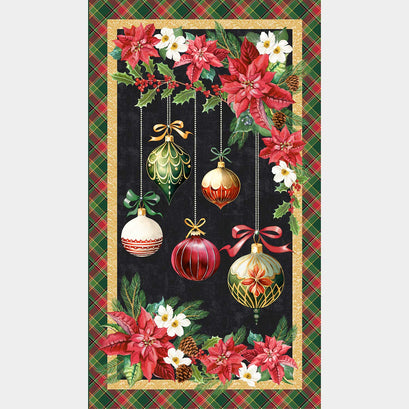 Holiday Splendor - Ornamental Wonder Black Panel