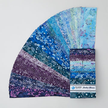 Shadow Blooms Batiks Strips