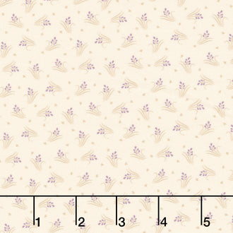 Plumberry III - Plum Grass Cream Yardage