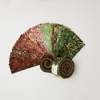 Java Batiks Earth Favorites Strips