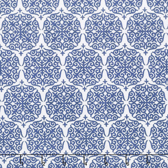 Fruitful Pleasures - Damask Navy Yardage