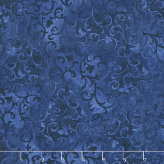 Wilmington Essentials - Scroll Navy Yardage