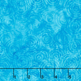 Tonga Batiks - Pinwheel Dotted Circles Lagoon Yardage
