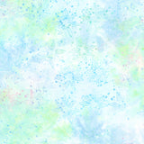 Shadow Blooms Batiks - Large Floral Multi Turquoise Green Yardage