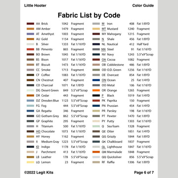 Little Hooter Quilt Pattern Alternative View #1