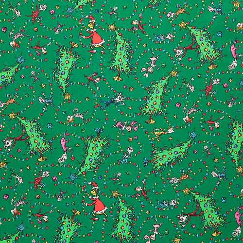 How the Grinch Stole Christmas - Christmas Trees Pine Yardage Primary Image