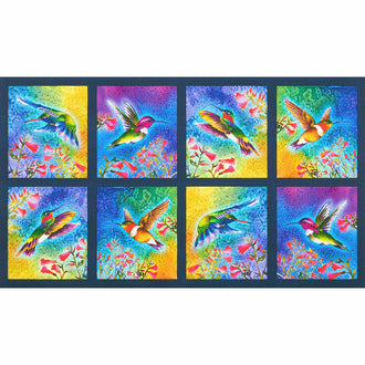 Nature Studies - Hummingbird Bright Digitally Printed Panel