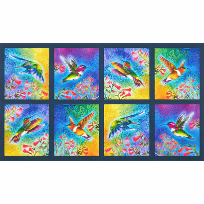 Nature Studies - Hummingbird Bright Digitally Printed Panel