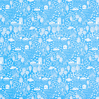 Get Your Cray-on - Crayola Neighborhood Blue Yardage