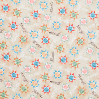 Missouri Shop Hop 2024 - Missouri Quilt Block Multi Yardage