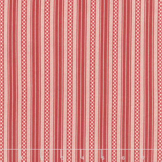 Garnets and Gingham - Textured Stripe Garnet Yardage