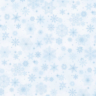 Bentley’s Snowflakes - Big Snowflake Sky Yardage
