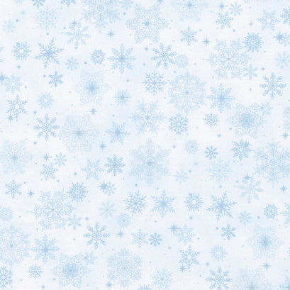 Bentley’s Snowflakes - Big Snowflake Sky Yardage
