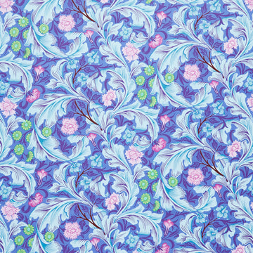 Kaffe Fassett x The Original Morris & Co. - Leicester Cobalt Yardage