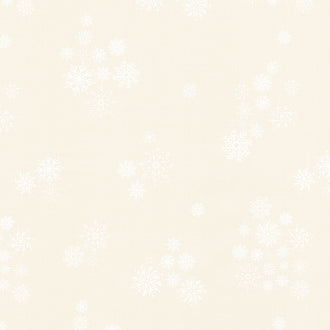 Cozy Wonderland - Snowflake Fall Natural White Yardage