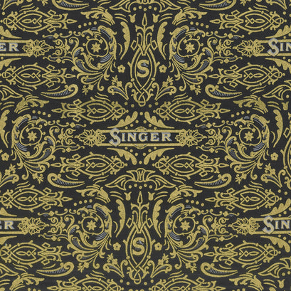 Sewing with Singer - Singer Black Metallic Yardage