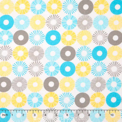 Cozy Cotton Flannels - Multi Rings Yardage
