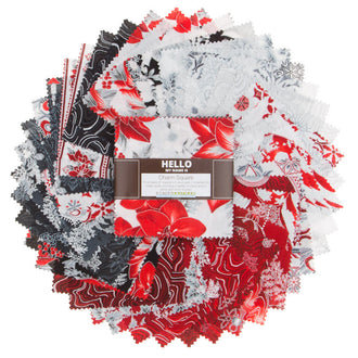 Holiday Flourish 11 Silver Metallic Charm Pack