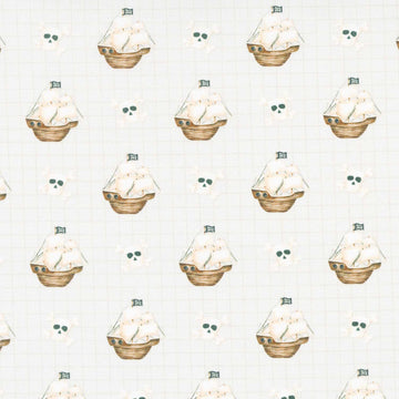 Pirates Ahoy - Ships Grey Yardage