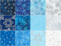 Artisan Batiks - Snowflakes 2 Metallic Charm Pack