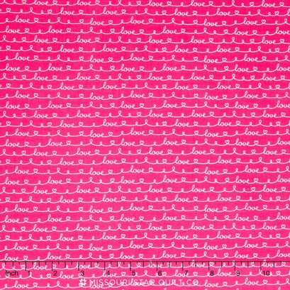 Lovebugs Collection - Love Pink Yardage