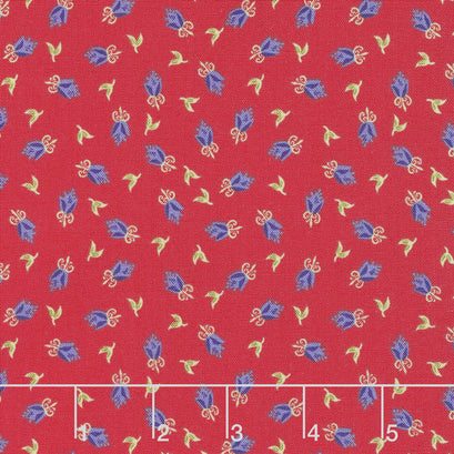 Home Again - Flower Red Yardage