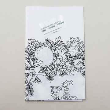 Zenbroidery Christmas Wreath Embroidery Kit Alternative View #1