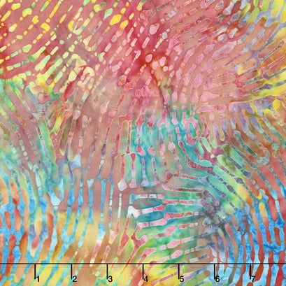 Tonga Batiks - Zing Paint Strokes Zing Yardage