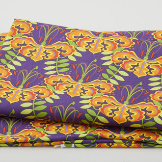 Gloriosa Garden - Gloriosa Lily Purple 2 Yard Cut
