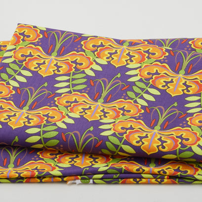 Gloriosa Garden - Gloriosa Lily Purple 2 Yard Cut
