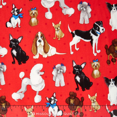 Whiskers & Tails - Red Yardage