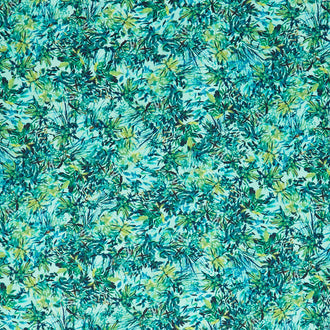 Lotus and Koi - Leaves Green Yardage